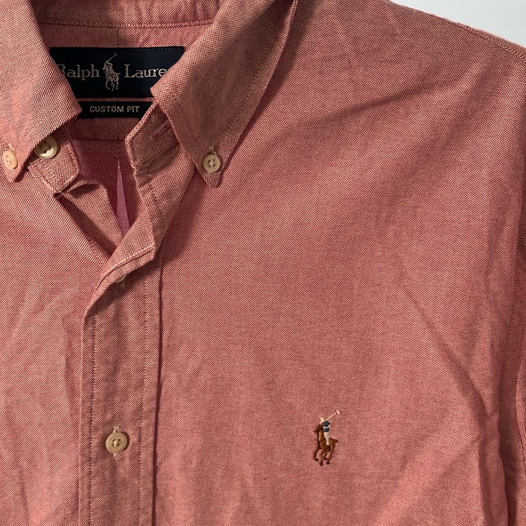 Ralph Lauren Polo Custom Fit Oxford Dress Shirt 165 3435